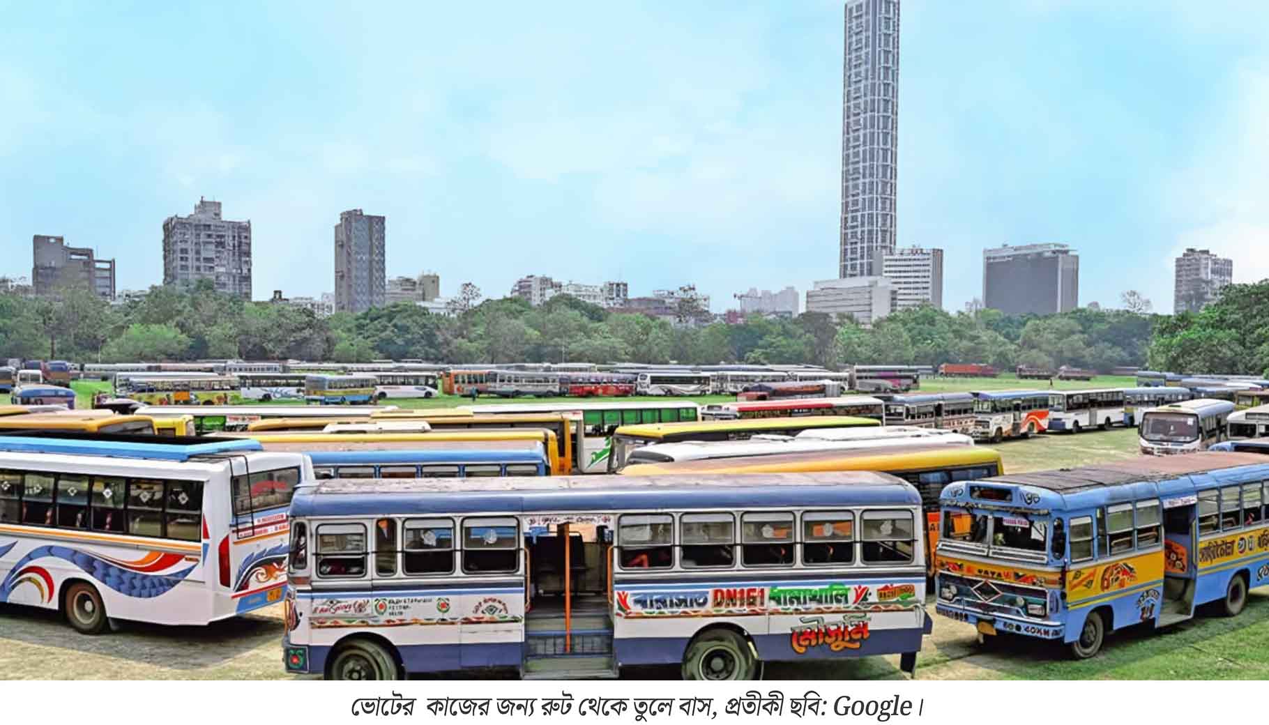 ভোট মানেই বাস উধাও! নিত্যযাত্রীদের দুর্ভোগের সেই একই চেনা ছবি