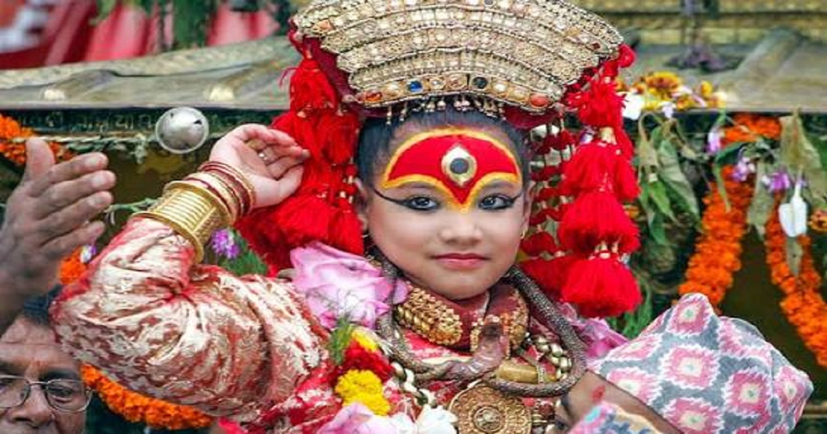 হিন্দু দেবী রূপে বুদ্ধের বংশের কুমারী! জীবিত দুর্গার কাহিনী