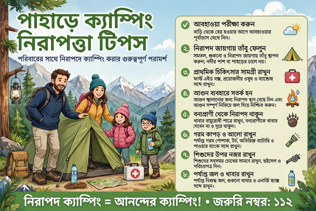 Mountain Camping Safety Tips: পাহাড়ে রাতের ক্যাম্পিংয়ে চরম বিপদ এড়াবেন যেভাবে